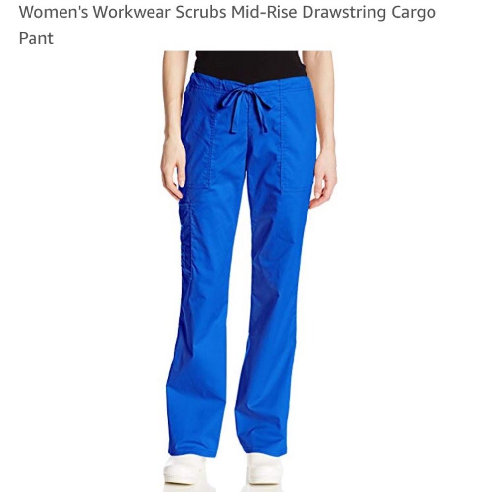 Royal blue petite XL scrub-3 pair available